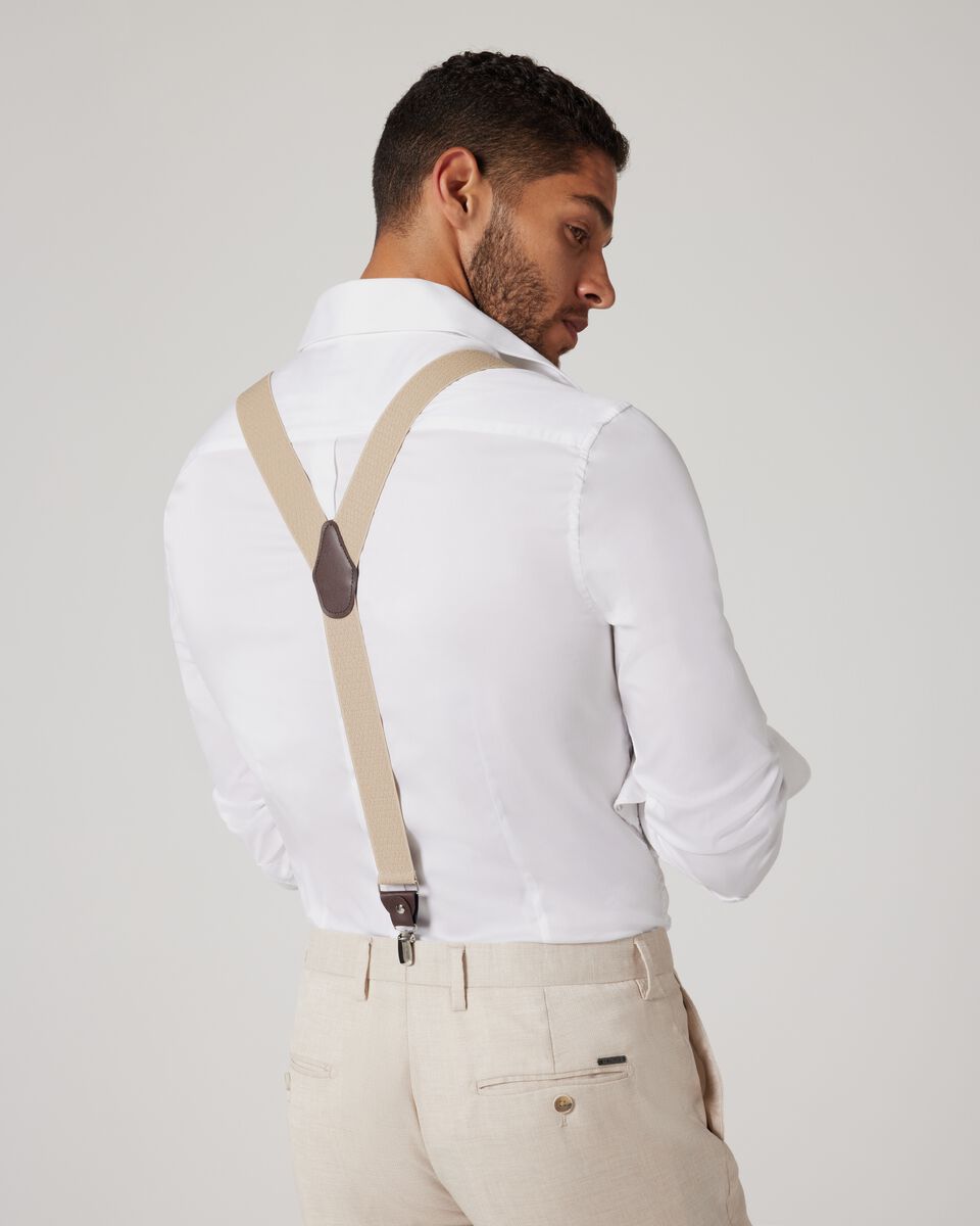 Elastic Leather Look Braces